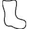 Christmas boot pattern