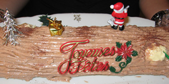 Christmas log