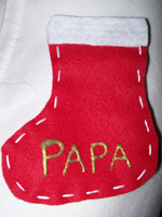 Pauline's Christmas boot